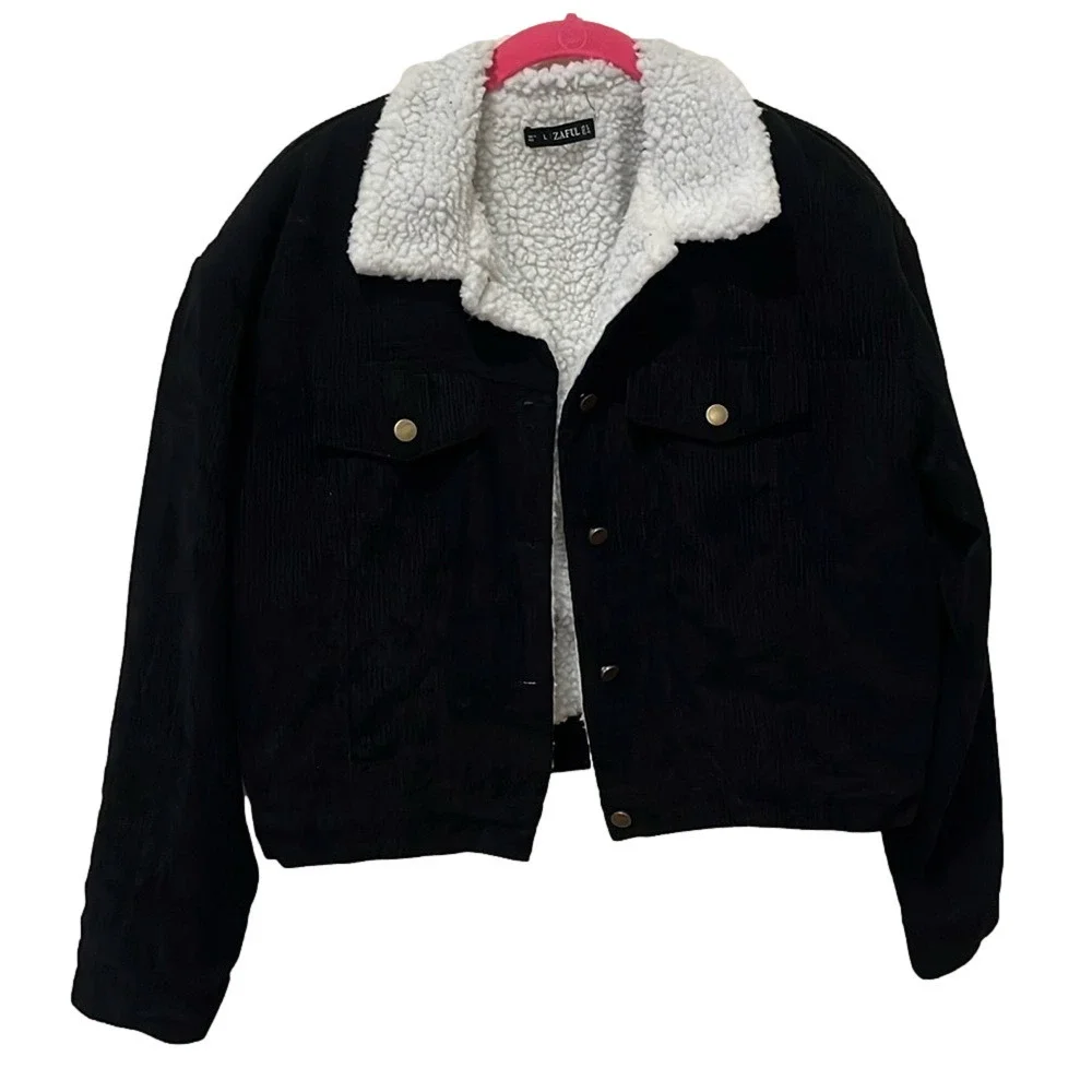 Zaful black jacket, large 🔵